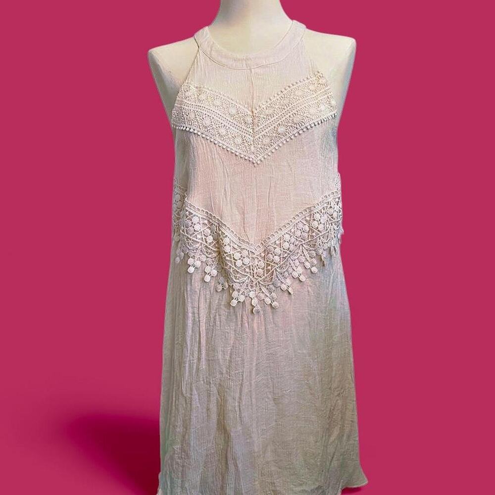 Rebellion boho crochet lace halter